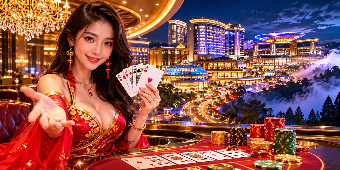 Pemain rummy bergaya Malaysia di Genting Highlands menikmati permainan kad